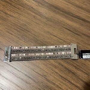 Brand New EXPRESS Crystal/Stone Fashion Cuffed Bracelet